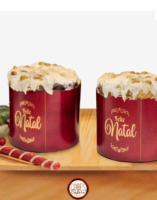 Panettone de Pistache Cores e Sabores