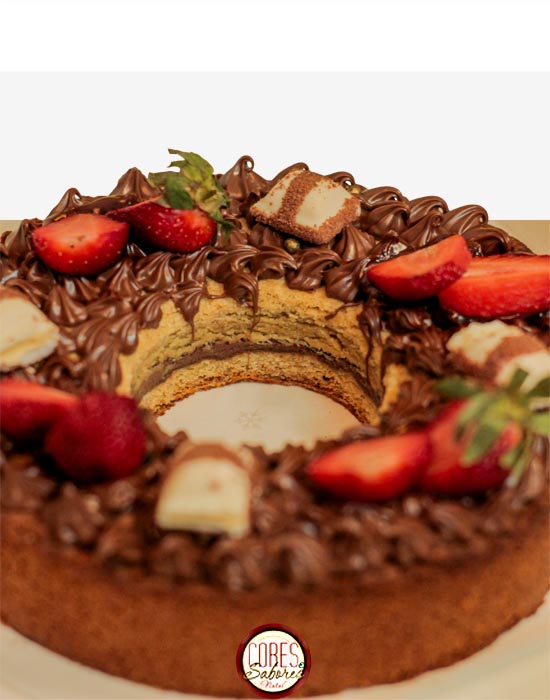 Guirlanda Cookie de Nutella - Cores e Sabores