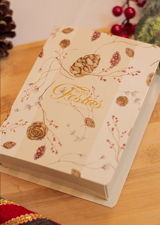 Caixa Livro com 4 Mini Cookies Especiais