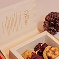 Caixa Livro com 4 Mini Cookies Especiais